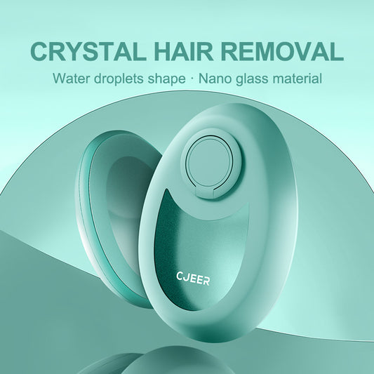 CJEER Upgraded Crystal Hair Eraser - Painless Hair Removal & Exfoliating Tool for Legs, Arms & Back