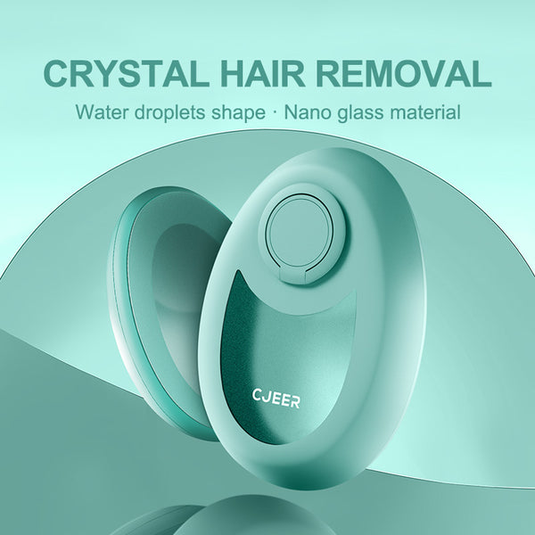 CJEER Upgraded Crystal Hair Eraser - Painless Hair Removal & Exfoliating Tool for Legs, Arms & Back