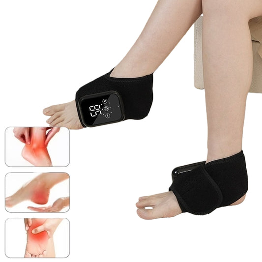 Cordless Electric Ankle Massage Belt - Heating & Hot Compress for Heel & Joint Relief